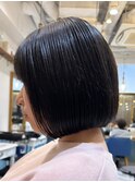 ばっさりイメチェンボブ☆美髪ボブ/美髪縮毛矯正[北千住]