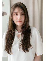 カバーヘア ブリス 上尾西口店(COVER HAIR bliss)&nbsp;ミストバングレイヤーカットエアリーロングZ上尾20代30代40代