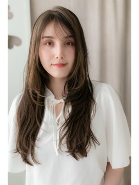 カバーヘア ブリス 上尾西口店(COVER HAIR bliss) ミストバングレイヤーカットエアリーロングZ上尾20代30代40代