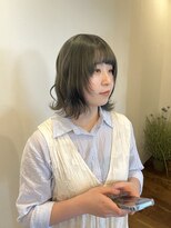 ヘアーラウンジルシェル(HAIR LOUNGE Le ciel) モスグリーンカラー