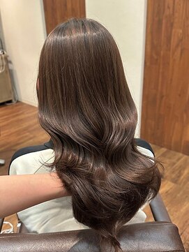 シェール(cher) 艶髪韓国レイヤー/モカベージュ【cher西宮北口:MAYA】