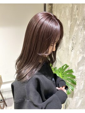 【梅田】髪質改善カラー×ラベンダーカラー