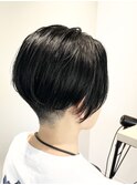 刈り上げ女子/ハンサムショート/マッシュショート/縮毛矯正