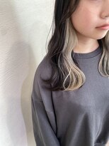 リアン 熊谷本店(Rien)&nbsp;ホワイトベージュインナーカラー