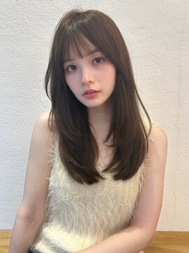 ユーフォリア 銀座(Euphoria) 大人かわいいワンカールミディアムボブ10代20代30代40代