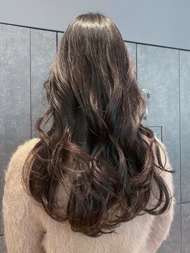 アイティーバイアルバム 藤沢店(IT by ALBUM) 似合わせカットフェミニンロングマロンベージュ_ba496581