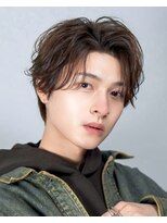 オーシャントーキョー 渋谷神南(OCEAN TOKYO) ニュアンスツーブロック束感センターパート