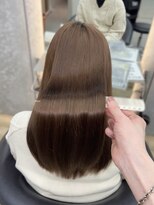 ロンドシエル 横浜(Lond ciel) ミニウルフ髪質改善縮毛矯正酸性ストレートレイヤーカット/横浜