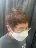 ベリーショートのヘアカラー