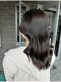 ロングレイヤー黒髪レイヤー顔周りレイヤー岡山南中央町