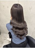 艶髪ダークグレージュカラー