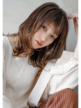 ギークス(GEEKS) 【GEEKS渋谷】伸ばしかけ/ひし形/ロングレイヤー/マロンベージュ