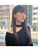似合わせカット/レイヤーカット/シースルーバング/地毛風