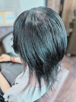 エクラートエール 大宮東口店(ECLART aile)&nbsp;【Anne】黒髪スーパーロングウルフインナーシルバー【LADIES】