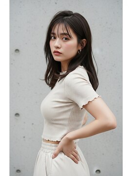 スペス バイ レブラン ヘア(spes by r'e blanc) 透け感スタイル　前髪／フェザーバング／切りっぱなし