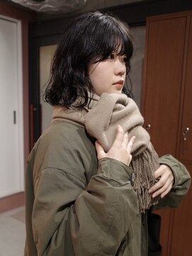 【ボブパーマ/渥美怜子】ボブ/ウェーブパーマ