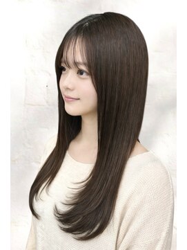 コノア スパーク(Conoah spark) 【ロングレイヤー】イメチェン/ピンクベージュ/前髪/守谷