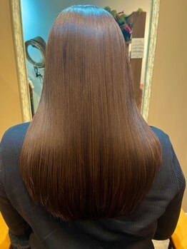 マホロバ(MAHOROBA)の写真/朝のアイロン卒業！乾かすだけでまとまる美髪ストレート