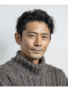 バグズ ヘアデザイン 桔梗が丘店(Baguz HAIR DESIGN) 大人の色気アップバング×メンズパーマ
