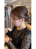 カリラ(CAOLILA)&nbsp;ヘアセット/お呼ばれヘアアレンジ/リボンアレンジ