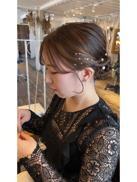 カリラ(CAOLILA) ヘアセット/お呼ばれヘアアレンジ/リボンアレンジ