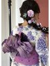 浴衣着付+ヘアセット