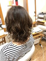 サロンドホープ 50代ゆるっとミディアムパーマ