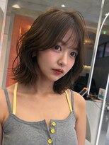 ロンドルーチェ 心斎橋(Lond luce)&nbsp;ナチュラルショート×ミルクブラウン［心斎橋/髪質改善/ボブ］