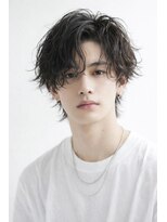 クレオ 福大通り店(CREO)&nbsp;シャドウパーマ×アップバング◎韓国風好感度UP垢抜けメンズ