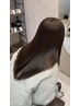 【滲みにくい根元染めカラー】Hカラーリタッチ＋OWAYヘアマスク＋カット