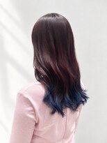 モザミ(MOZAMI)&nbsp;カシスカラーで楽しむ裾ブルーデザイン