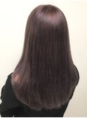 春カラー ピンクアッシュ ストレートbyAKI【LUXBE梅田茶屋町店】