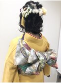 【ベルクープス天王寺】岡本真由美 着付け&ヘアセット