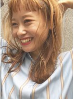 ディッセンバー 渋谷(December)&nbsp;【December】ショートバングがかわいいロングヘア