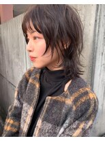 サロン シー(salon sea)&nbsp;salon sea　サロンスタイル　黒髪ウルフ