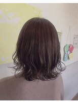 ジプソ(Gypso Hair salon)&nbsp;【 切りっぱなしボブ × アッシュベージュ 】