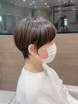 アッシュ 大泉学園店(Ash) マッシュショート【脱白髪染め】ハイライトベージュ