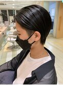 縮毛×ツーブロック