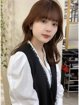 アリスバイアフロート 自由が丘(ALICe by AFLOAT) 人気な韓国ヘア／ソフトウルフくびれヘア