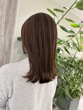 エアー 横浜(AIR) 【寺本】外ハネミディアムレイヤー