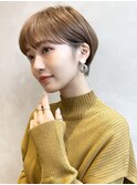 小顔補正立体カットショートボブショコラアッシュ20代30代40代