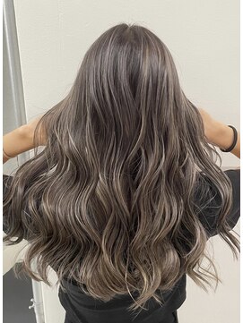 シエラ 南船場(CIERA.) レイヤーハイライトブルーカラーマロンベージュ20代30代40代