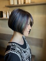ワンネスヘアーサロン(oneness hair salon)&nbsp;ユニコーンカラーボブ