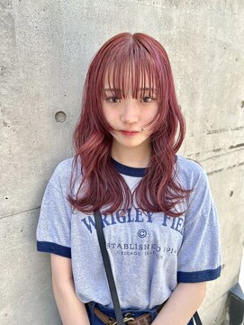 リール(rire) orange pink color