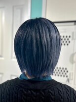 マティーナ ヘアー 池袋(Matina hair) 【ブルー×ブラック×アンブレラカラー】20代30代40代50代