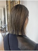 白髪もぼかせる大人の地毛ハイライト/福岡脱白髪染め/白髪ぼかし
