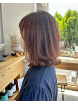 キュウヘアー(KYUU HAIR) くびれスタイル×明るめピンク白髪染め