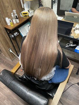 ラル(Lull) 【ピンク残留からラテミルクティーカラーへ】before afterあり