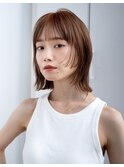 20代30代大人かわいいナチュラル暗髪エアーストレートヘア