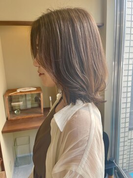 イニ(ini) 伊達　ラベンダーブラウン◎